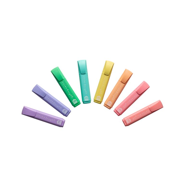 MARCADOR RESALTADOR PASTEL C/8 KIUT