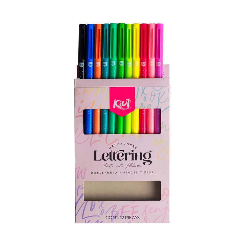 MARCADOR LETTERING C/12 KIUT