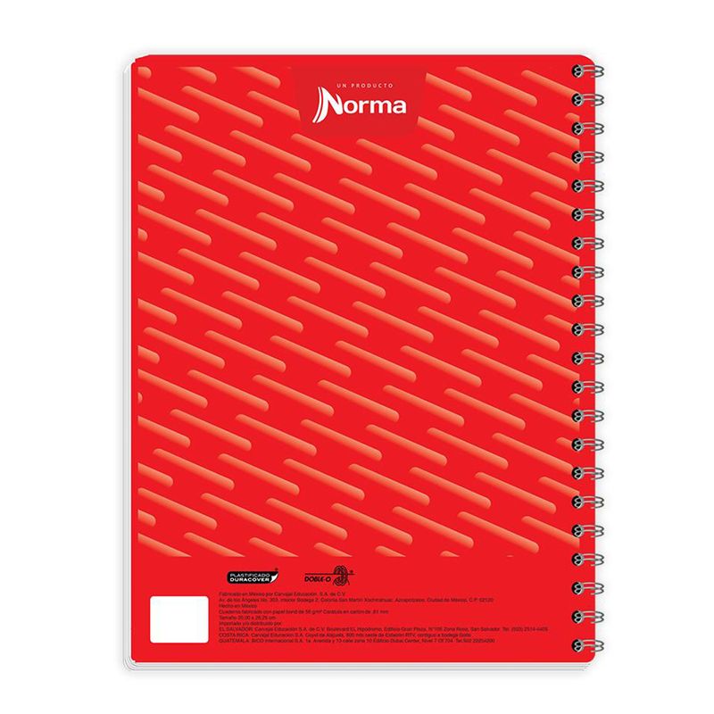 CUADERNO PROFESIONAL 200H RAYAS UNICOLOR