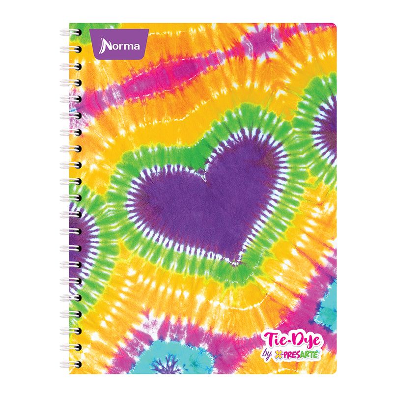 CUADERNO PROFESIONAL 90H RAYAS TIE-DYE