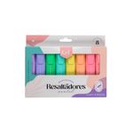 MARCADOR RESALTADOR PASTEL C/8 KIUT