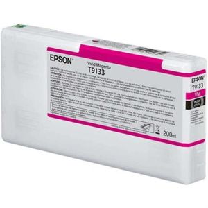 Tinta Epson Ultrachrome Hd 200Ml Color Magenta Vivo Epctifab050