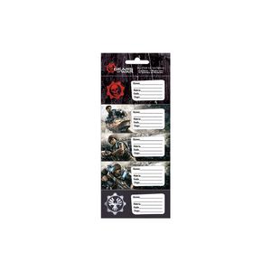 Etiqueta Escolar Gears Of War Bolsa C/10 8153024202