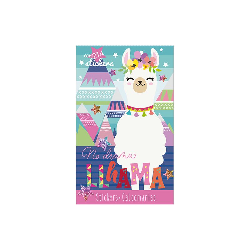 BLOCK DE STICKERS LLAMAS