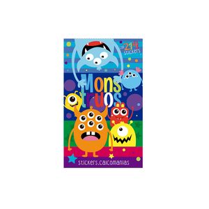 Block De Stickers Monstruos 1170015507