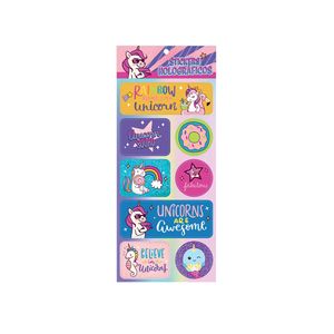 Etiqueta Holografica Rainbow Unicornio 184015501