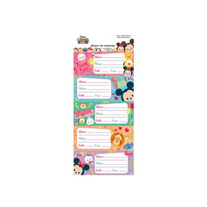 Etiqueta Escolar Tsum Tsum Bolsa C/10 9153021001