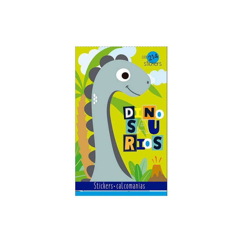 BLOCK DE STICKERS DINOSAURIOS