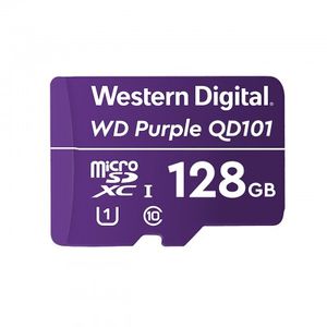 Memoria Micro Sd Western Digital Wdd128G1P0C, 128 Gb, Morado, Clase 10 Wdd128G1P0C