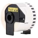 39891 - CINTA BROTHER CONTINUA REMOVIBLE AMARILLA 62MM X 30 4MTS