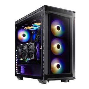 Gabinete Gamer Adata Batlecrusier, Media Torre, Spcc, Mini-Itx/Micro-Atx/Atx/E-Atx Battlecrusier-Bkcww
