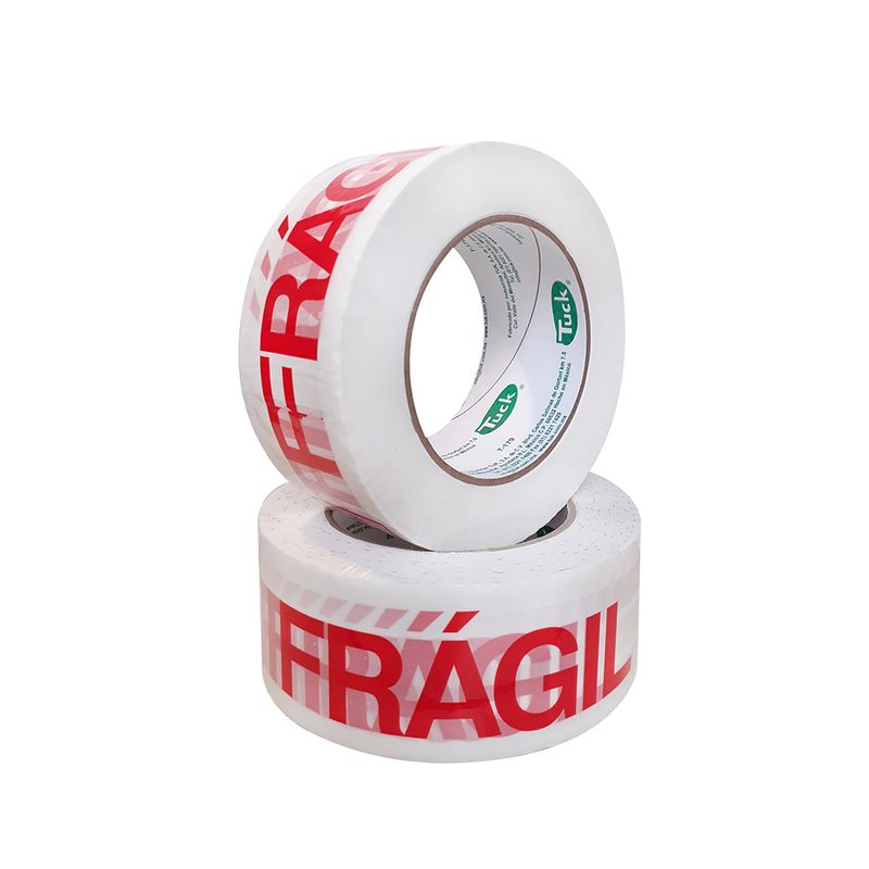 CINTA EMPAQUE BLANCA FRAGIL TUK 48X150MTS