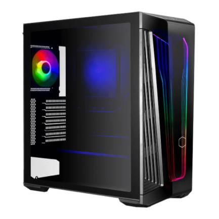 Gabinete Cooler Master Master Box 540 ARGB Media Torre Mini ITX/Micro ATX/ATX/EATX Ventilador Cristal Templado Negro