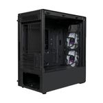 Gabinete Cooler Master TD300 MESH ARGB Mini Torre Mini ITX/Micro ATX 2xVentiladores Cristal Templado Color Negro
