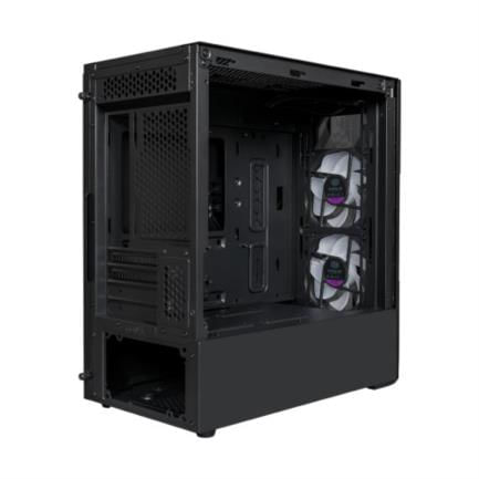 Gabinete Cooler Master TD300 MESH ARGB Mini Torre Mini ITX/Micro ATX 2xVentiladores Cristal Templado Color Negro