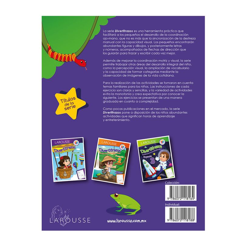 LIBRO EJERCICIOS DIVERTITRAZOS PREESCOLAR 2