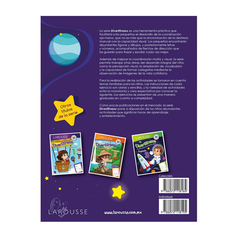 LIBRO EJERCICIOS DIVERTITRAZOS PREESCOLAR 3