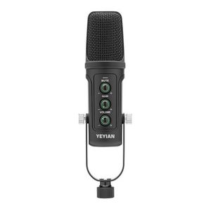 Micrófono Condensador Kit Para Streaming Yeyian Ysa-Uchq-01, 80Hz-20000Khz, Negro Ysa-Uchq-01