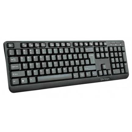 TECLADO VORAGO KB-102 MULTIMEDIA USB NEGRO