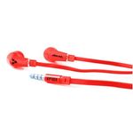 41940 - Audífonos Alámbricos Vorago EP-103 Manos Libres 3 5mm Color Rojo