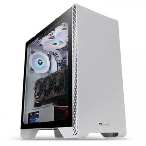 Gabinete  Thermaltake S300 Tg Snow Edition, Gabinete, Mini Itx Hasta Atx, Color Blanco Ca-1P5-00M6Wn-00