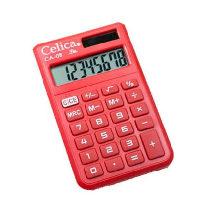 CALCULADORA-CELICA-BOLISLLO-8-DIGITOS-ROJO