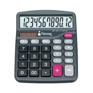 Calculadora Nextep 12 Dígitos Semi Escritorio Bateria/Solar Nxpcacab002