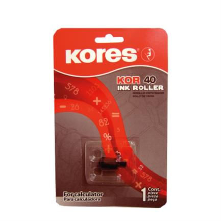 42694 - Rodillo Entintador 40 Kores para Calculadora Negro