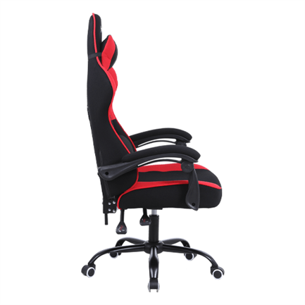 Silla Gamer Stylos XZ20 Tela/Brazo Ajustable Soporte Lumbar Color Rojo