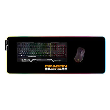 43135 - Tapete Gamer Dragon XT RGB Grande para Teclado/Mouse