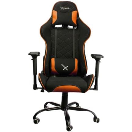 Silla-Gamer-Stylos-XZ25-Tela-Brazos-4D-Soporte-Lumbar-Color-Naranja