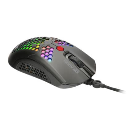 Mouse Gamer Dragon XT USB 6400 dpi Ultra Ligero RGB 6 Botones Silenciosos
