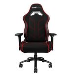 Silla-Game-Factor-CGC600-Tela-Reclinable-con-Descansa-Brazos-4D-Estrella-Metalica-Color-Rojo-Negro