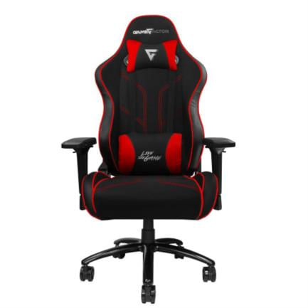 Silla-Game-Factor-CGC600-Tela-Reclinable-con-Descansa-Brazos-4D-Estrella-Metalica-Color-Rojo-Negro