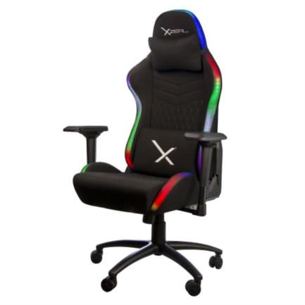 Silla Gamer Stylos Xzeal XZ15 RGB Brazo 4D Ajustable Color Negro