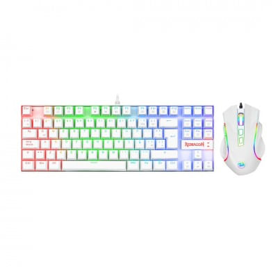 Combo  Redragon K552 White BA