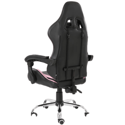 Silla Gamer Ergonómica Dragón XT Modelo Falkor Color Negro-Rosa