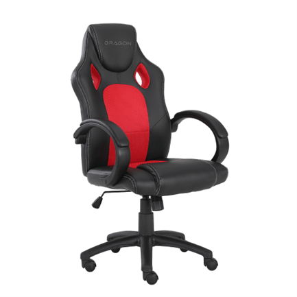 43208 - Silla Gamer Ergonómica Dragón Modelo Shenron Color Negro-Rojo