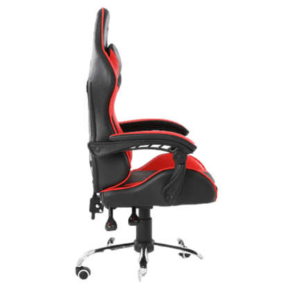Silla Gamer Ergonómica Dragón XT Modelo Falkor Color Negro-Rojo