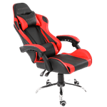 Silla Gamer Ergonómica Dragón XT Modelo Falkor Color Negro-Rojo