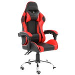 Silla Gamer Ergonómica Dragón XT Modelo Falkor Color Negro-Rojo