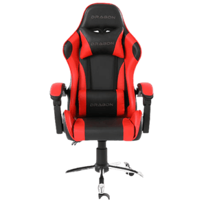 Silla Gamer Ergonómica Modelo Falkor Color Negro-Rojo Nxcaccal025