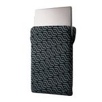 FUNDA PARA LAPTOP HP 14 PROTECCION REVERSIBLE NEGRO/GEO