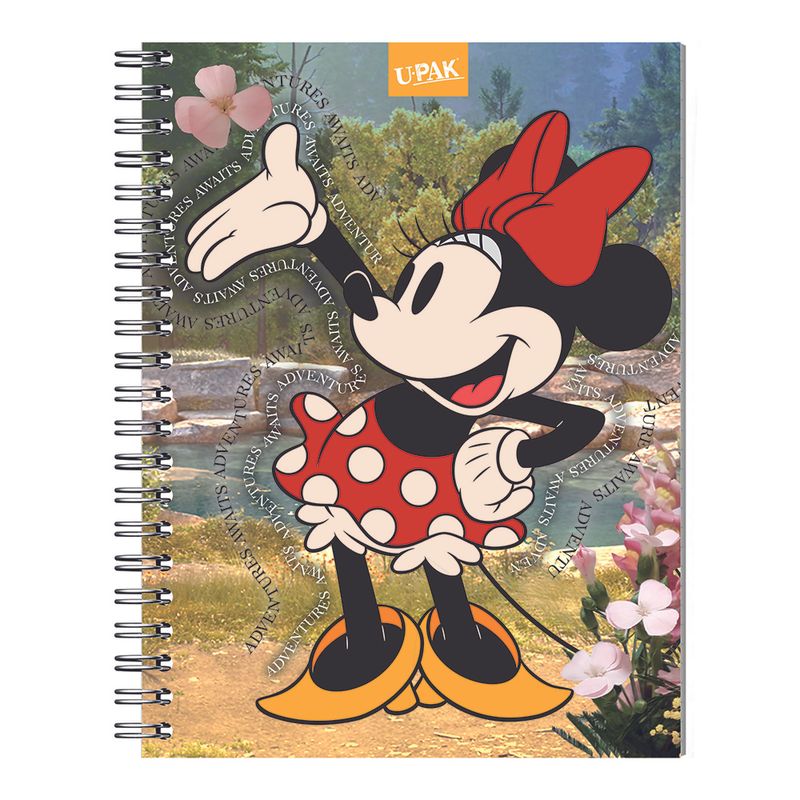 CUADERNO ESPIRAL PROFESIONAL 100H RAYAS MINNIE