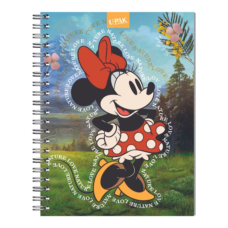 CUADERNO ESPIRAL PROFESIONAL 100H RAYAS MINNIE