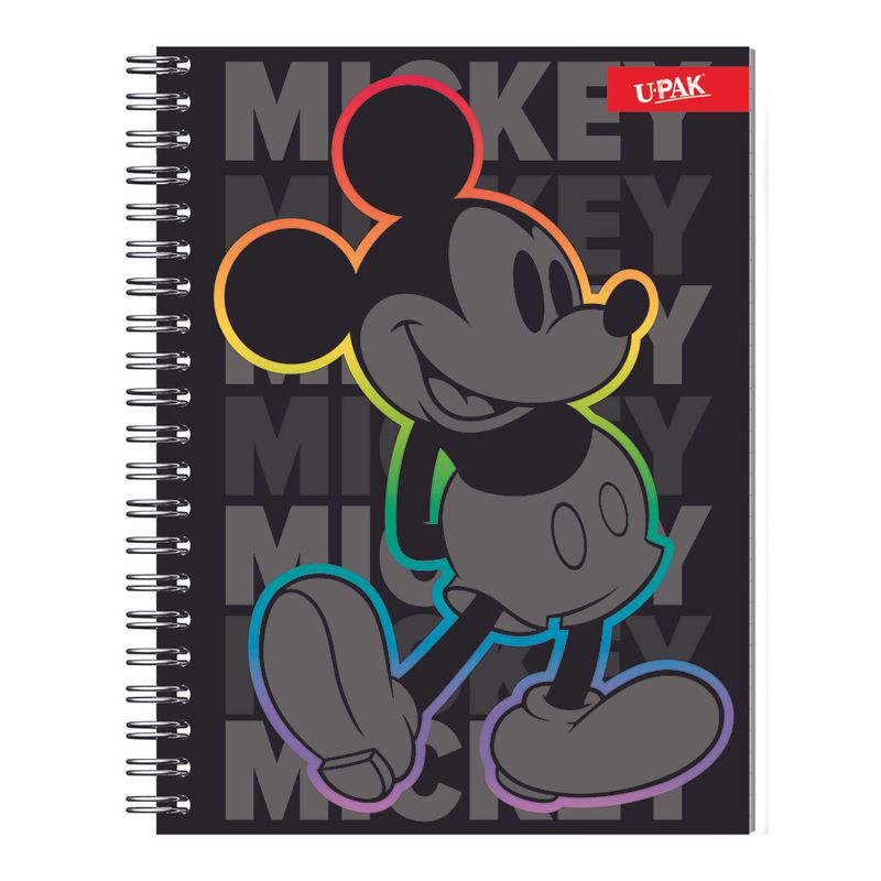 CUADERNO ESPIRAL PROFESIONAL 100H RAYAS MICKEY