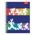 CUADERNO ESPIRAL PROFESIONAL 100H RAYAS MICKEY