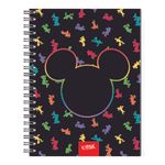 CUADERNO ESPIRAL PROFESIONAL 100H RAYAS MICKEY