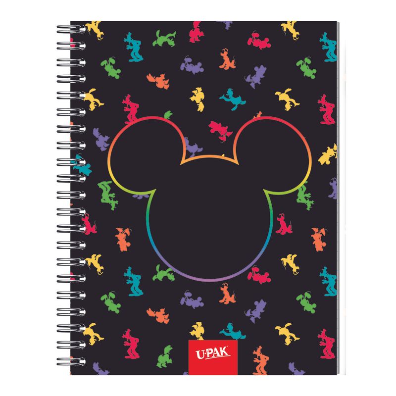 CUADERNO ESPIRAL PROFESIONAL 100H RAYAS MICKEY