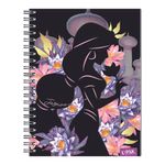 CUADERNO ESPIRAL PROFESIONAL 100H RAYAS PRINCESAS FLORAL